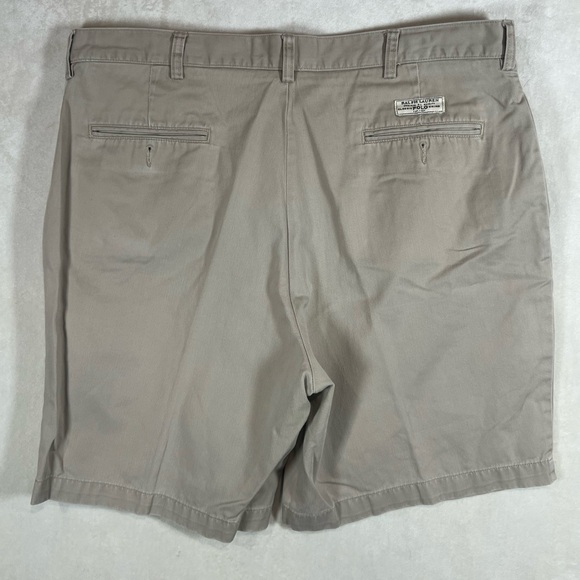 Polo Ralph Lauren 38W Tyler Short Men's Beige Flat Front Shorts - Picture 6 of 8